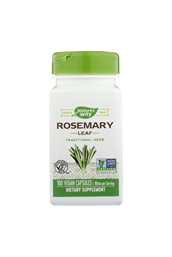 Nature's Way Rosemary Leaves - 100 Capsules, 100 Count
