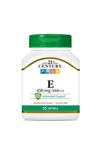 21st Century E 1000 I.U. (Dl-Alpha) Softgels, 55-Count