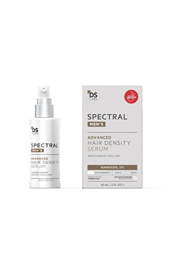 DS Laboratories DS Labs Spectral Men's Hair Density Serum, 60mL - Lightweight Leave-In for Fuller, Thicker Hair