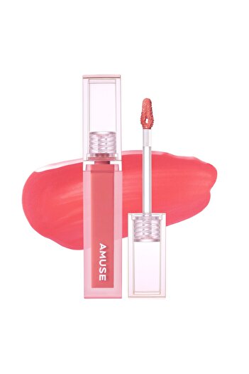 Amuse DEW TINT Lipstick in 02 BREEZE, Vegan & Glossy