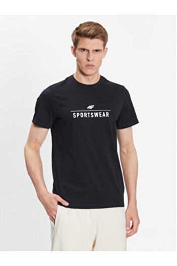 4F Ανδρικό T-Shirt 4FSS23TTSHM539 Μπλε Σκούρο Μπλε