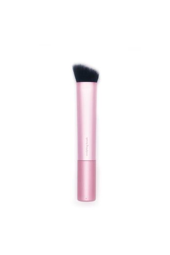 Real Techniques Sculpting Brush, For Contouring and Defining Facial Features, Defines Cheek Hallows, Pink, 1 Count