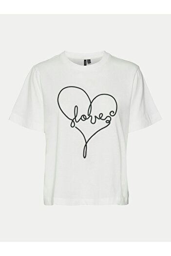 Vero Moda Γυναικείο T-Shirt 10321312 Λευκό