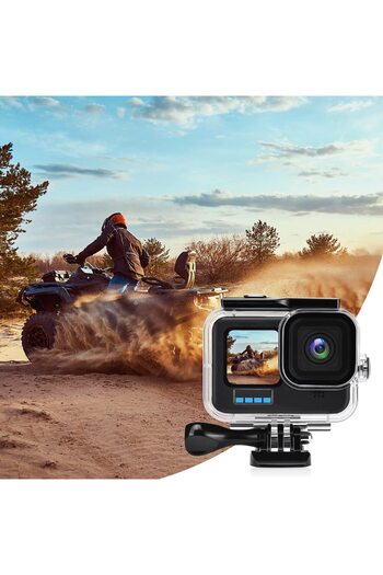 Kuptone Waterproof Case 60M for Go Pro 11/10/9 with Mount Bracket