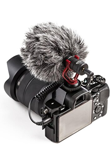 Generic Shotgun Video Microphone Shock Mount Universal Mic for DSLR Smartphone Vlogging & Live Streaming