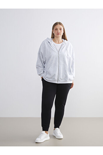 LC Waikiki Black Elastic Waist Women's Jogger Sweatpants