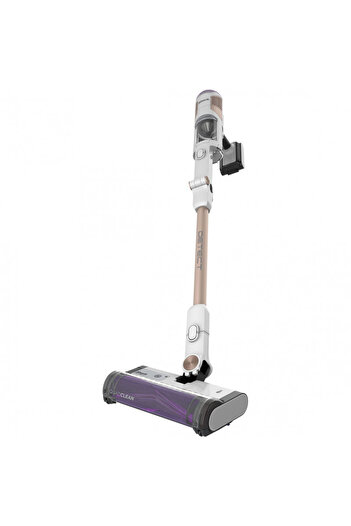 Shark IW3612EUT Upright Vacuum Cleaner, 240W, 0.42l, 3mode, LED, Sensors for dirt, 60 min,White/gold