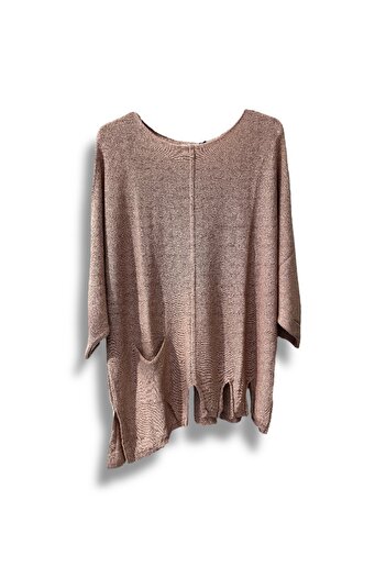 SUMEF Γυναικεία μπλούζα πλεκτό μερσεριζέ oversize |   Casual τουνίκ |   Συμβατό με μέγεθος 38-52