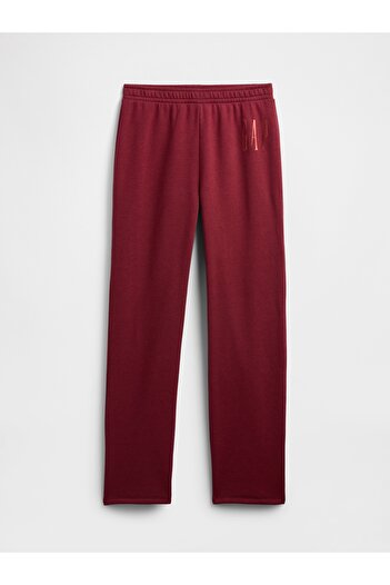 GAP Women's Brick Red Logo Pull-On Slim Sweatpants