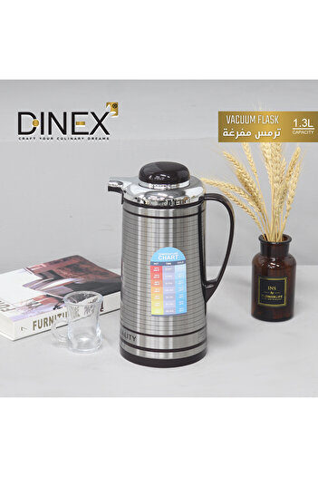Dinex Sahari Vacuum Insulated Hot or Cold Flask, 1000 ml, Set of 2
