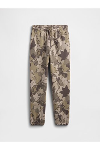 GAP Erkek Çocuk Açık Kahverengi VintageSoft Relaxed Pull-On Jogger Eşofman Altı