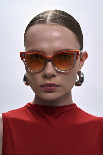 Bilge Karga Misty Gray Orange Sunglasses