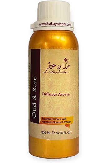 Hekayat Attar OUD AND ROSE 200 ML AROMA DIFFUSER OIL