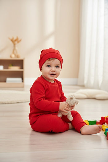 DIMPLE BABY Bereli 3 Piece Organic Cotton Flexible Baby Set