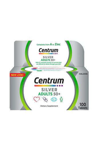 Centrum Silver Multivitamin Dietary Supplement For Adults 100 Tablets