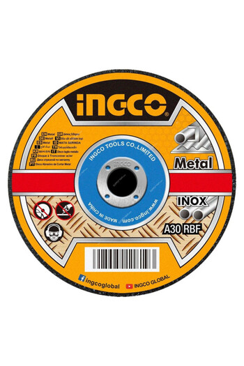 Ingco Abrasive Metal Cutting Disc Set MCD121255 – High-Performance Cutting Wheels for Metal, Stainle