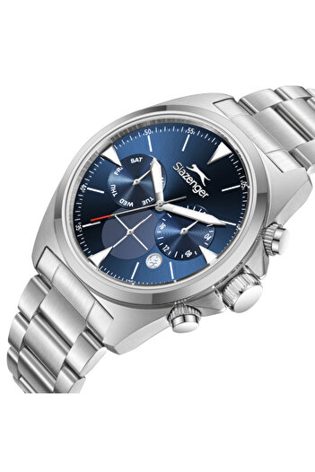 Slazenger Men's Multifunction Dark Blue Dial Watch - SL.9.2527.2.03