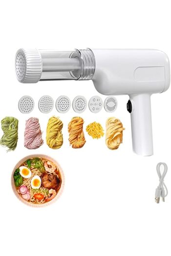 Generic Azonee Handheld Electric Noodle Maker, 6 In 1 Cordless Noodle Maker, Portable Noodle Machine for Mak