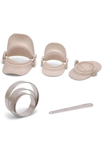 Generic Tazweeq Dumpling Maker, Empanadas Press Set, 3 Pcs Dumpling Maker, Multifunctional Dumpling Mould, D