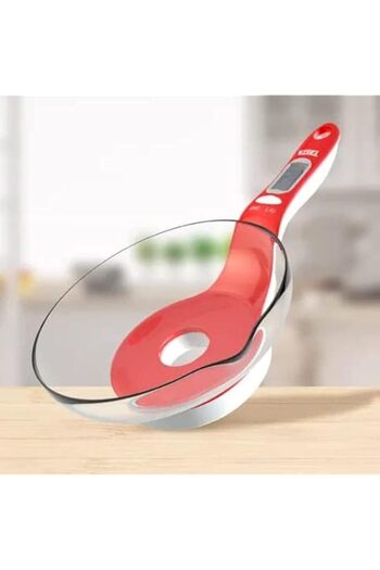 Generic RED Food Scale, Digital Kitchen Scale Electronic Scale Weight Grams and Ounces with LCD Display & Wa