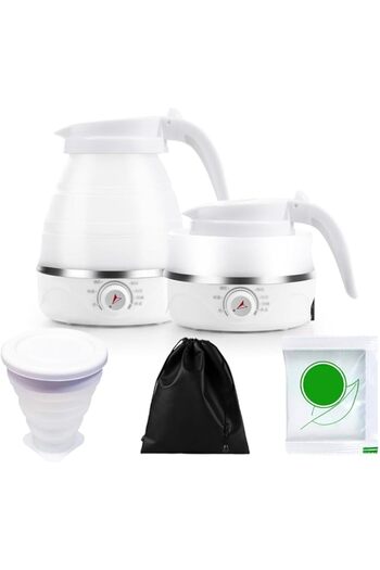 Generic VAODO Travel Foldable Electric Kettle, Electric Kettle with Automatic Heat Preservation Function, wi