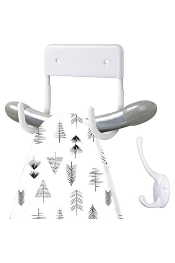 Generic Ironing Board Hanger Wall Mounted Ironing Board Hook Metal Ironing Board Holder Strong Ironing Board