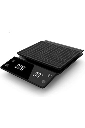 Generic VINSOC Coffee Scale with Timer 3kg/0.1g High Precision Pour Over Drip Espresso Scale with Back-Lit L