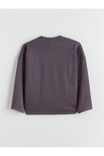LC Waikiki Purple Crew Neck Women's Sweatshirt