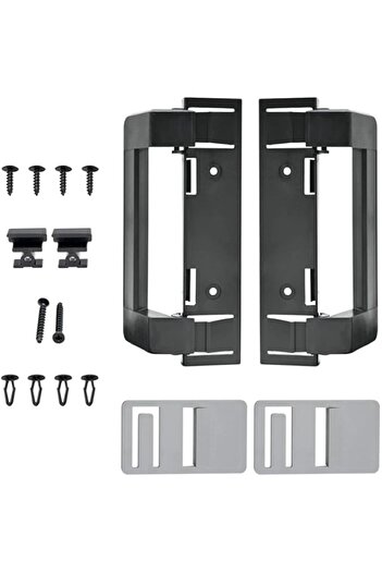 Generic TERRIFI 2 Pack RV Refrigerator Door Latch, Black Door Handle Holder Grip, Standard Door Handle Combo