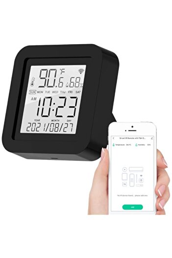 Generic MOES Smart IR Remote Control with Temperature and Humidity Sensor for Air Conditioner STB(Set-Top-Bo