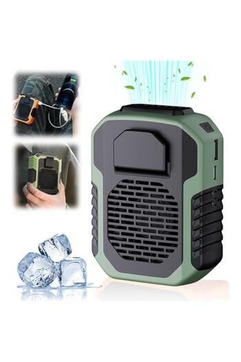 Generic PUCHEN [Upgraded] Cool Clip Fan, Portable Mini Waist Fan for Under Shirt Outdoor Waist Fan Belt Clip