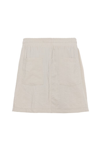 Eight Fashion Women's Pocket Detailed Tie-Waist Short Skirt