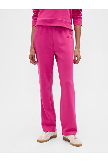 GAP Kadın Pembe Logo Pull-On Slim Eşofman Altı