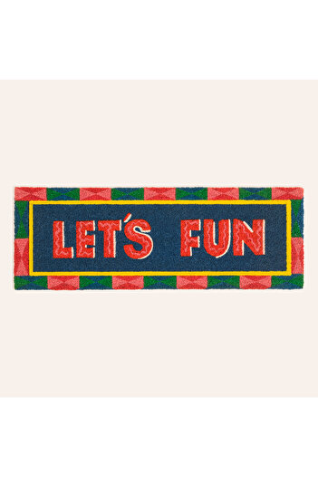 Zsa Zsa Zsu Kerala Coir Door Mat 35X100 cm Dark Blue