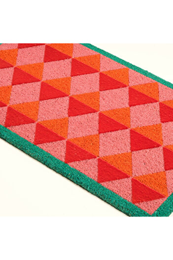 Zsa Zsa Zsu Kerala Coir Doormat 45X75 cm Red - Pink