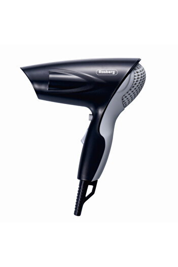 rosberg Uscător de păr R51100P, 1200W, 2 viteze, motor DC, jet de apă rece, negru/gri