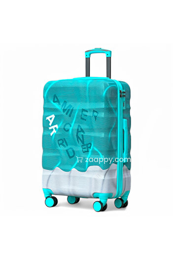 ZAAPPY Hard Shell PC Colorful Printed 24 Inch (20-25kg) Lightweight, Combination Lock