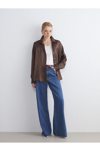 LC Waikiki Indigo Wideleg Women's Jean Pants