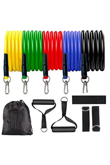 dalimag Fitness Band Set, PVC, 4.5 kg/13.6 kg, Multicolor