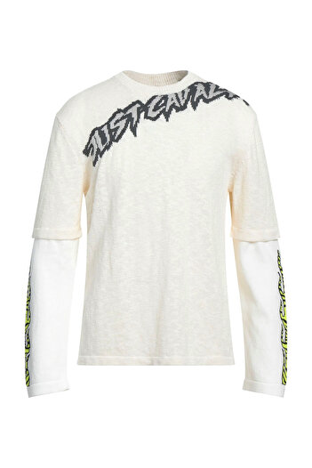 Just Cavalli White Knitwear