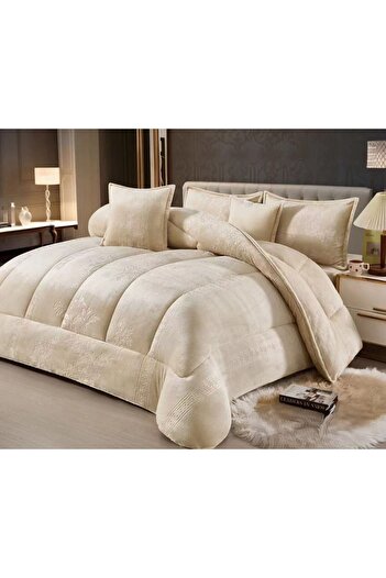 SNOOZYL Double bedspread made of soft velvet and luxurious fur to give you hotel luxury