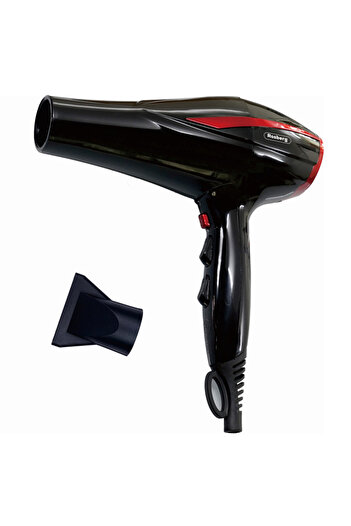 rosberg Hairdryer R51100O, 2200W, 2 speeds, 3 levels, Cool shot, Concentrator, Black/red
