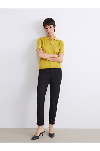 LC Waikiki Black Slim Mom Women's Jean Pants
