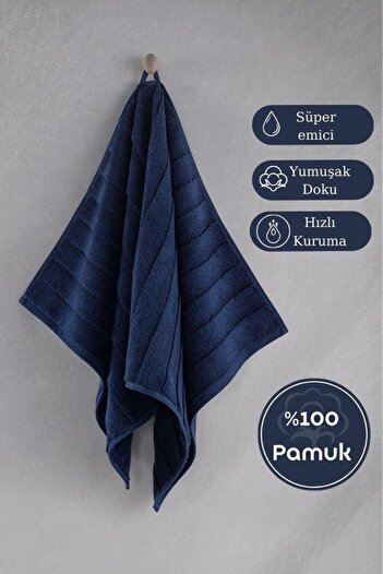 Karna Home Бавовняний односторонній рушник з жакардовим візерунком Karna Premıum Venna - 70 x 140
