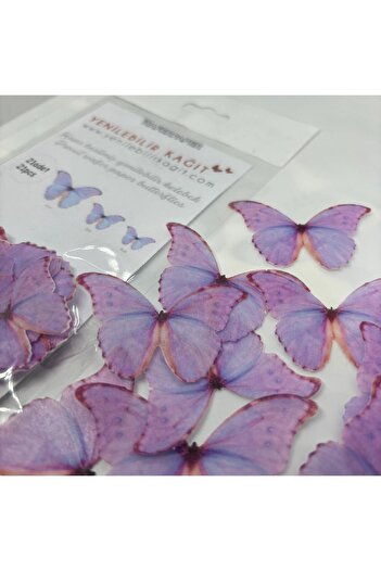 MELT PASTRY Yenilebilir Kağıt Wafer Paper Hazır Kesilmiş Kelebekler YK-029