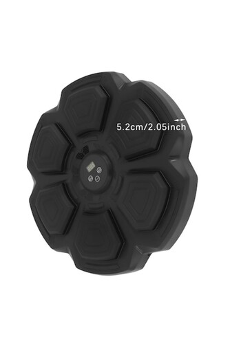 dalimag Boxing Target with Music, LED Display, 9 Speeds, Wall-Mounted Design, Black, 41x41x5.2cm