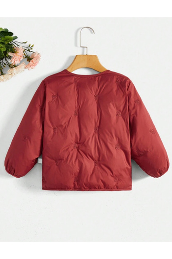 SHEIN jacket, cherry red