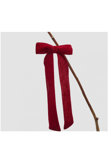BraziPremium By OLLMA Velvet Christmas tree decoration, 30x13 cm, burgundy