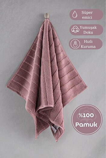 Karna Home Бавовняний односторонній рушник з жакардовим візерунком Karna Premıum Venna - 50 x 90