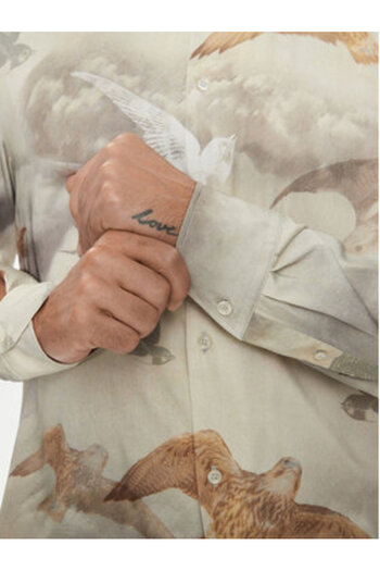 BALDESSARINI Men's Shirt 56007 3634 Beige
